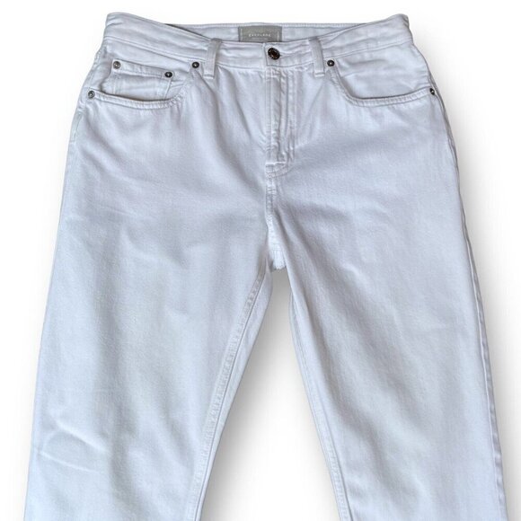 Everlane Womens The Summer Jean Sz 29 Bone White Denim High Rise Relaxed Fit - Picture 4 of 9